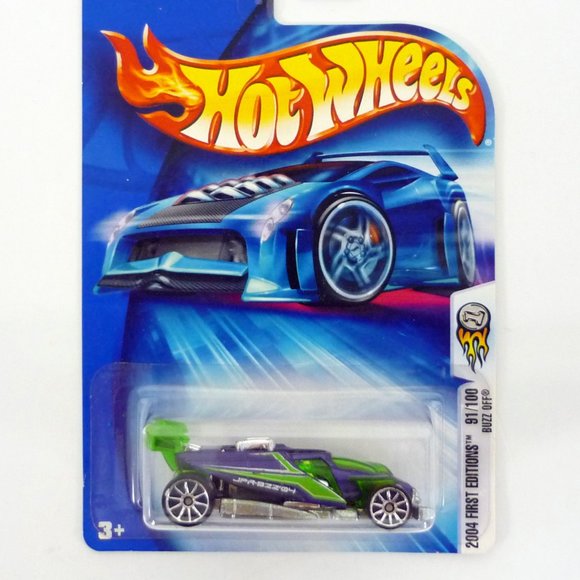 Hot Wheels Buzz Off #091 First Editions 91/100 Purple Die-Cast Car 2004 - Picture 1 of 1